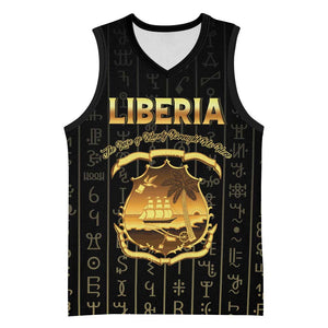 Personalized Liberia Basketball Jersey Vai Syllabary Pattern - African Pride