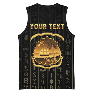 Personalized Liberia Basketball Jersey Vai Syllabary Pattern - African Pride