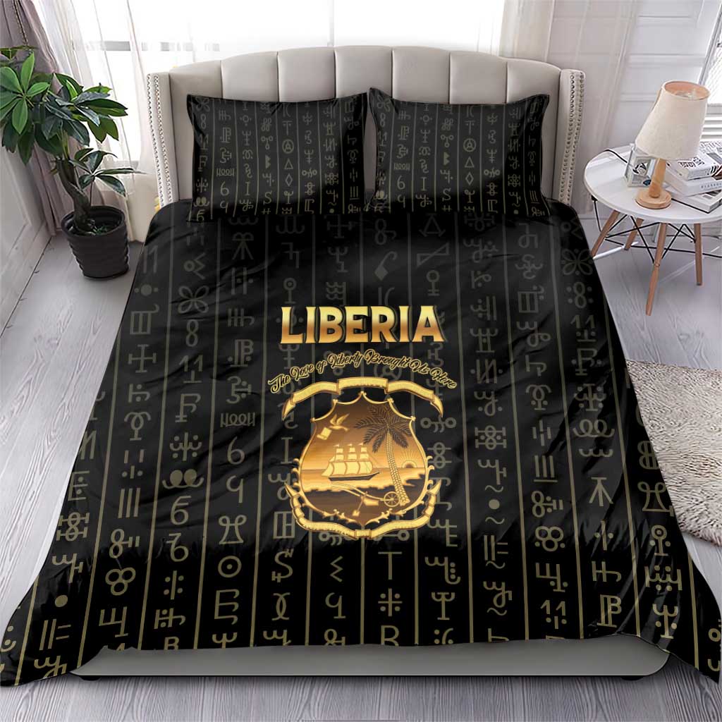 Liberia Bedding Set Vai Syllabary Pattern - African Pride