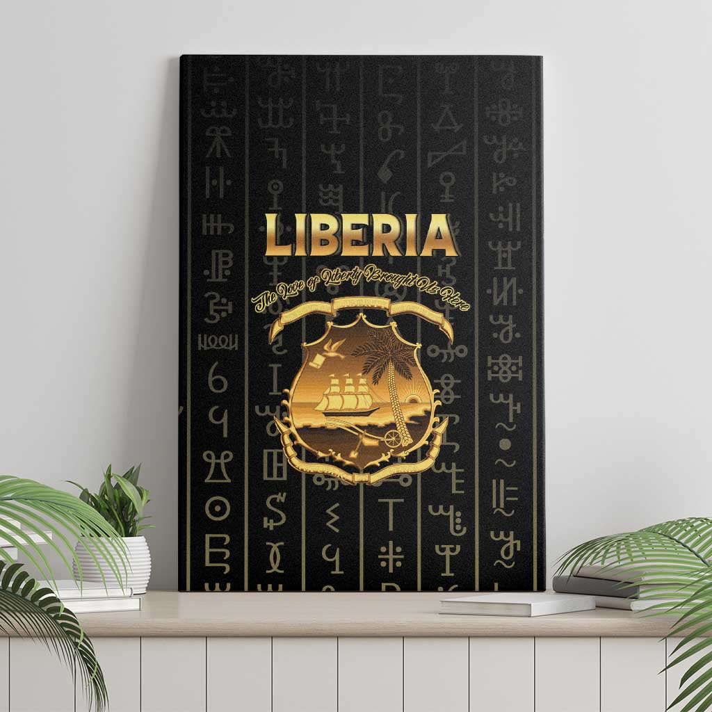 Liberia Canvas Wall Art Vai Syllabary Pattern - African Pride