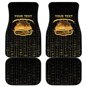 Personalized Liberia Car Mats Vai Syllabary Pattern - African Pride