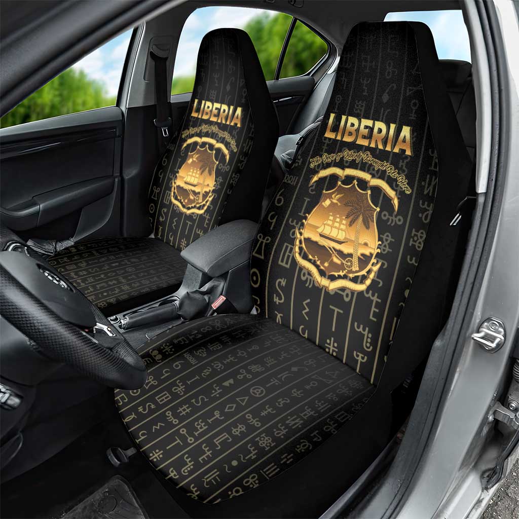 Liberia Car Seat Cover Vai Syllabary Pattern - African Pride