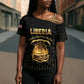 Personalized Liberia Vai Syllabary Vertical Pattern Cross Shoulder Shirt