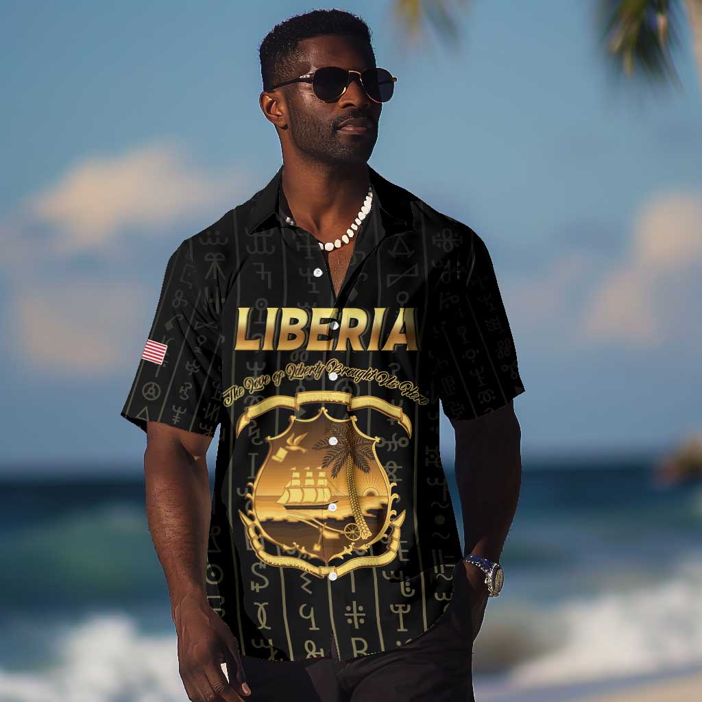 Personalized Liberia Hawaiian Shirt Vai Syllabary Pattern - African Pride