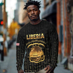 Personalized Liberia Long Sleeve Shirt Vai Syllabary Pattern - African Pride