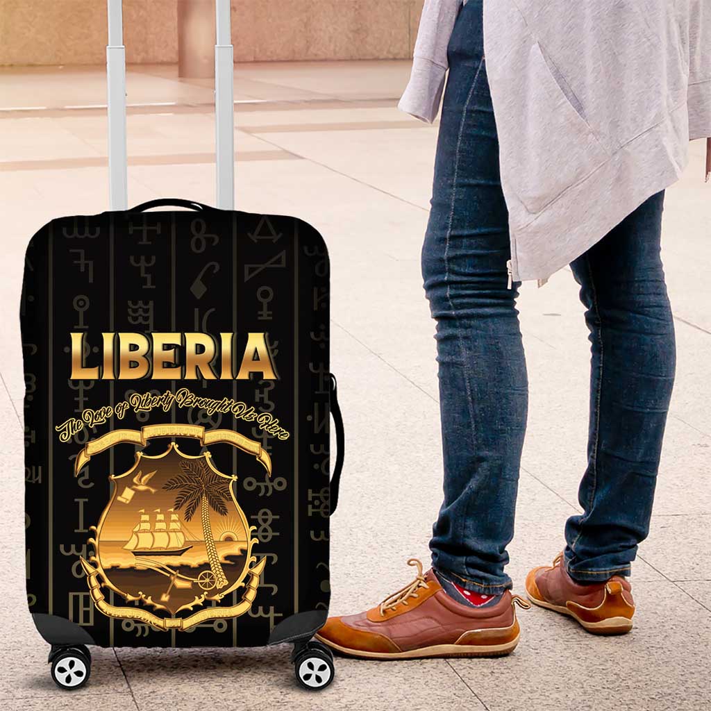 Liberia Luggage Cover Vai Syllabary Pattern - African Pride