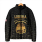 Personalized Liberia Vai Syllabary Vertical Pattern Padded Jacket