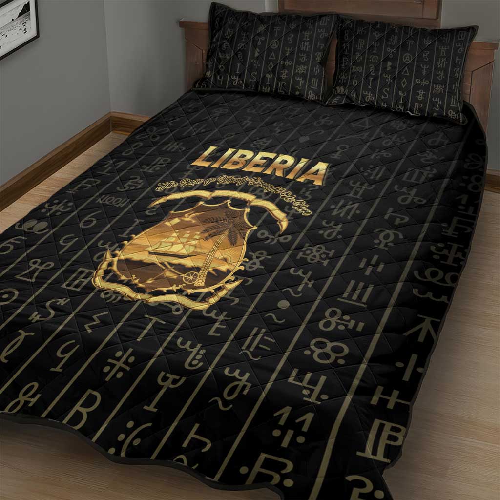 Liberia Quilt Bed Set Vai Syllabary Pattern - African Pride
