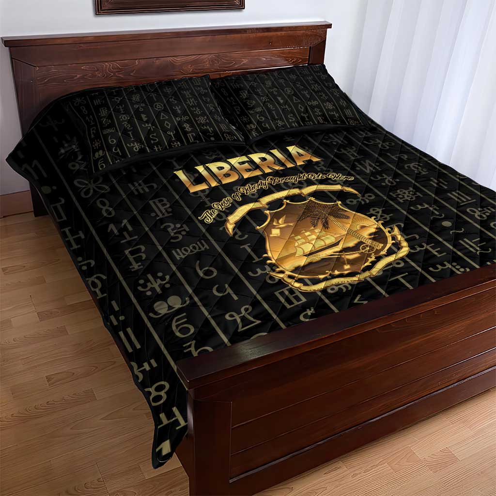 Liberia Quilt Bed Set Vai Syllabary Pattern - African Pride