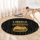 Liberia Round Carpet Vai Syllabary Pattern - African Pride