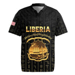 Personalized Liberia Rugby Jersey Vai Syllabary Pattern - African Pride