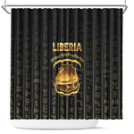 Liberia Shower Curtain Vai Syllabary Pattern - African Pride