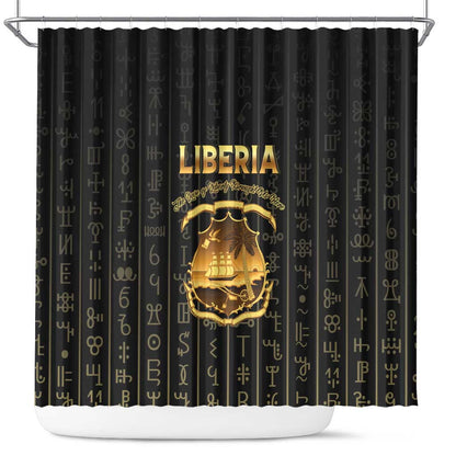 Liberia Shower Curtain Vai Syllabary Pattern - African Pride