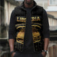 Personalized Liberia Vai Syllabary Vertical Pattern Sleeveless Puffer Jacket