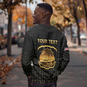 Personalized Liberia Sweatshirt Vai Syllabary Pattern - African Pride