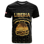 Personalized Liberia T shirt Vai Syllabary Pattern - African Pride