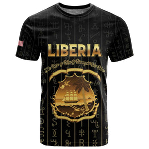 Personalized Liberia T shirt Vai Syllabary Pattern - African Pride