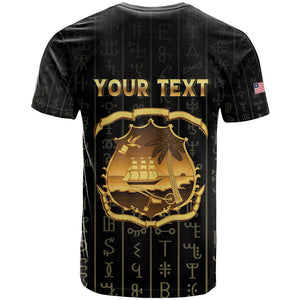 Personalized Liberia T shirt Vai Syllabary Pattern - African Pride