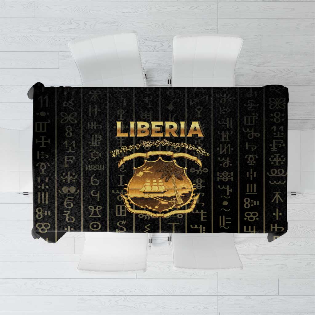 Liberia Tablecloth Vai Syllabary Pattern by African Pride