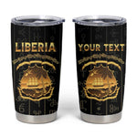 Personalized Liberia Tumbler Cup Vai Syllabary Pattern - African Pride