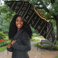 Liberia Vai Syllabary Vertical Pattern Umbrella