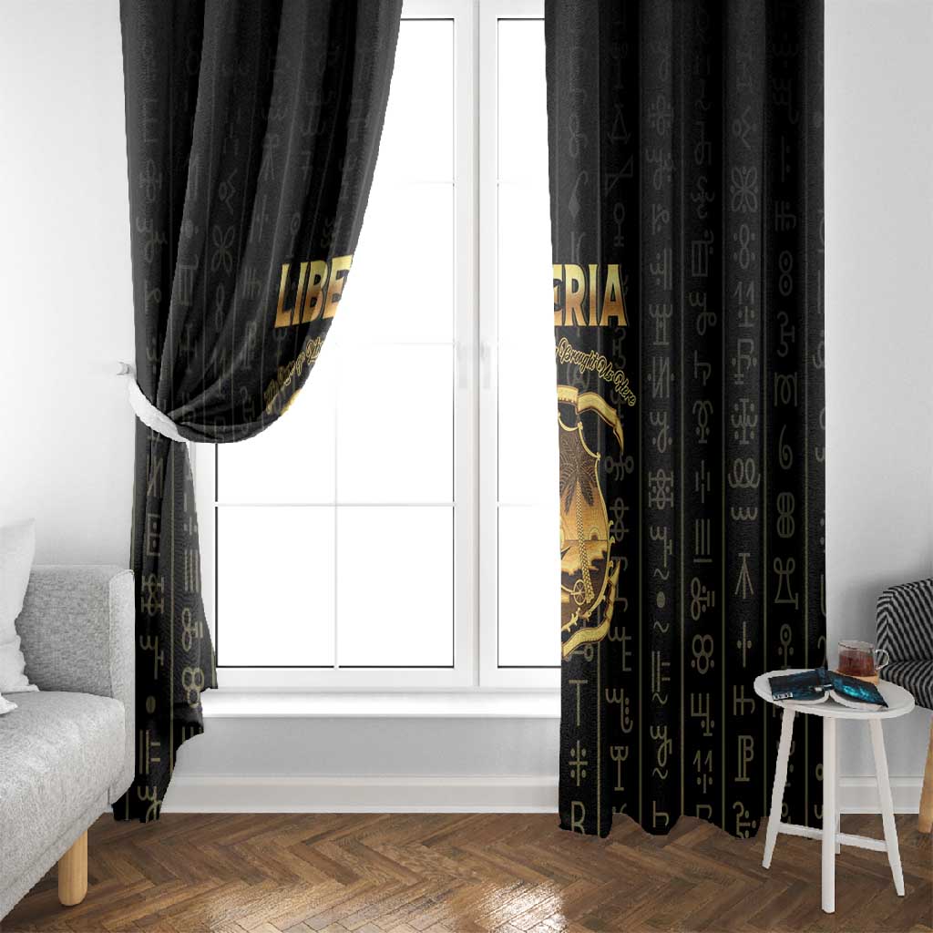 Liberia Window Curtain Vai Syllabary Pattern - African Pride