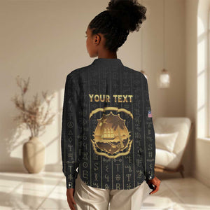 Personalized Liberia Women Casual Shirt Vai Syllabary Pattern - African Pride