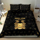Sierra Leone National Emblem Golden Bedding Set Vai Syllabary Heritage - African Pride