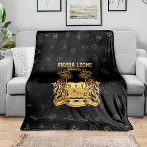 Sierra Leone National Emblem Golden Blanket Vai Syllabary Heritage - African Pride