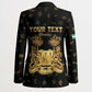 Personalized Sierra Leone Vai Syllabary Heritage Blazer National Emblem Golden Style