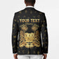 Personalized Sierra Leone Vai Syllabary Heritage Blazer National Emblem Golden Style