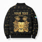 Personalized Sierra Leone Vai Syllabary Heritage Bomber Puffer Jacket National Emblem Golden Style