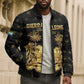 Personalized Sierra Leone Vai Syllabary Heritage Bomber Puffer Jacket National Emblem Golden Style