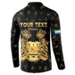 Personalized Sierra Leone Vai Syllabary Heritage Button Sweatshirt National Emblem Golden Style