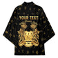 Personalized Sierra Leone Vai Syllabary Heritage Kimono National Emblem Golden Style