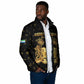 Personalized Sierra Leone Vai Syllabary Heritage Padded Jacket National Emblem Golden Style