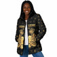 Personalized Sierra Leone Vai Syllabary Heritage Padded Jacket National Emblem Golden Style