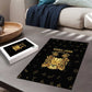 Sierra Leone Vai Syllabary Heritage Puzzle National Emblem Golden Style