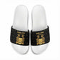 Sierra Leone Vai Syllabary Heritage Slide Sandals National Emblem Golden Style