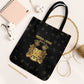 Sierra Leone Vai Syllabary Heritage Tote Bag National Emblem Golden Style