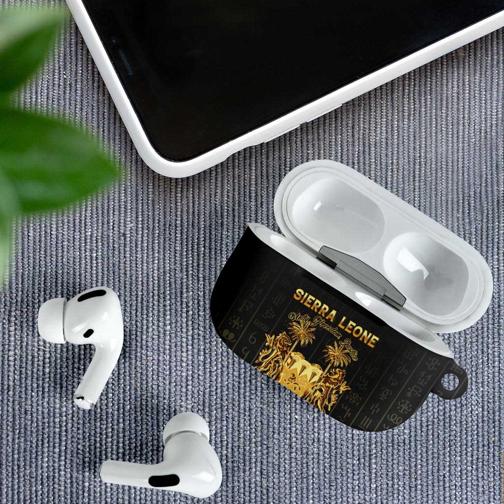 Sierra Leone Vai Syllabary Vertical Pattern AirPods Case