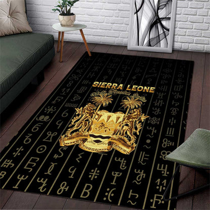 Sierra Leone Area Rug Vai Syllabary Pattern - African Pride