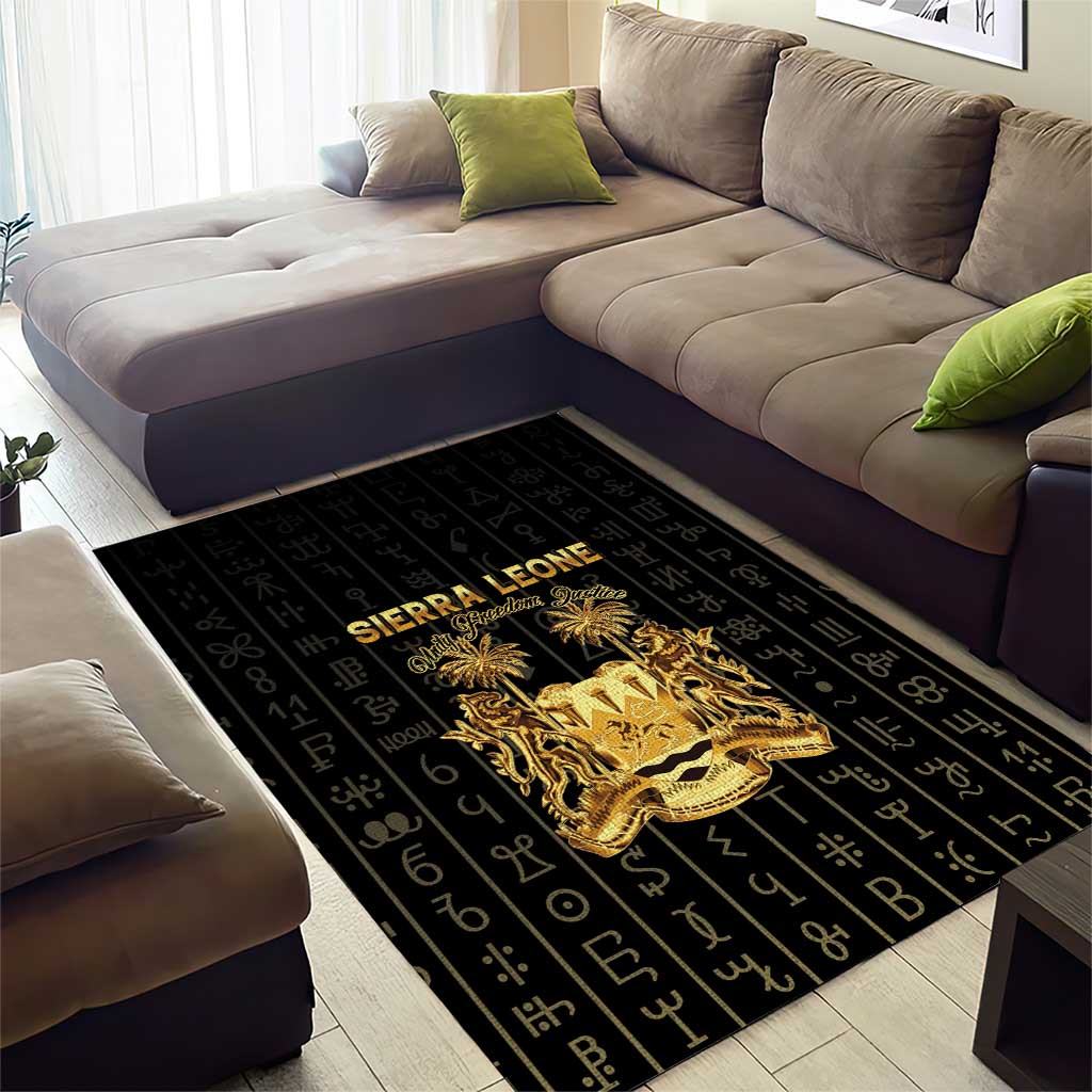 Sierra Leone Area Rug Vai Syllabary Pattern - African Pride