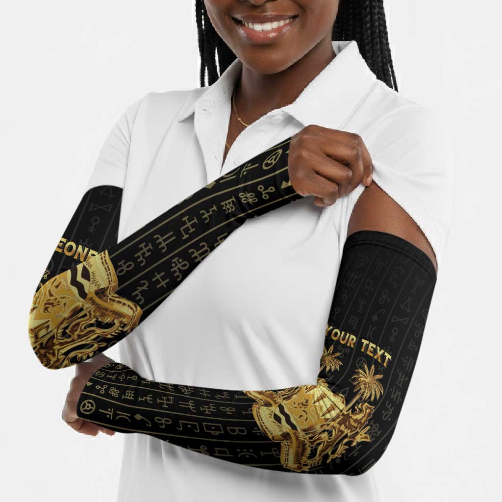 Personalized Sierra Leone Vai Syllabary Vertical Pattern Arm Sleeves