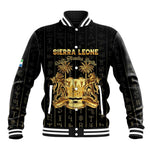 Personalized Sierra Leone Baseball Jacket Vai Syllabary Pattern - African Pride