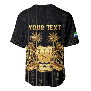 Personalized Sierra Leone Baseball Jersey Vai Syllabary Pattern - African Pride