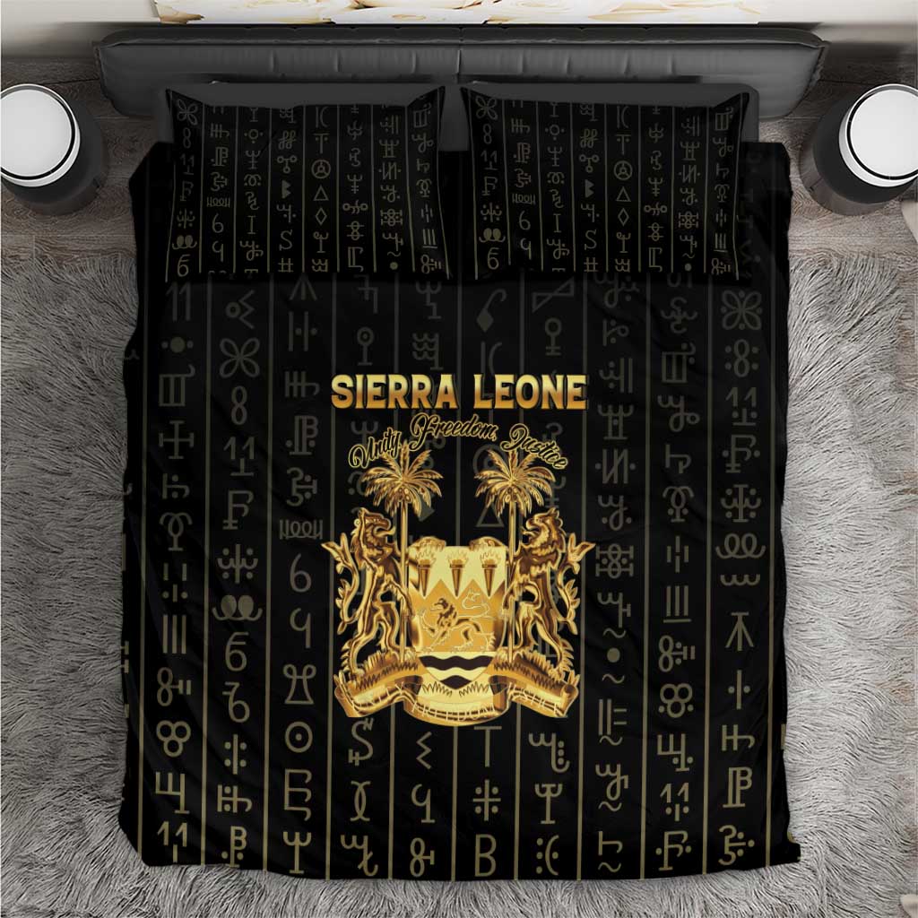 Sierra Leone Bedding Set Vai Syllabary Pattern - African Pride