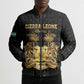 Personalized Sierra Leone Vai Syllabary Vertical Pattern Bomber Puffer Jacket