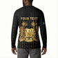 Personalized Sierra Leone Vai Syllabary Vertical Pattern Button Sweatshirt