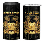 Personalized Sierra Leone 4 in 1 Can Cooler Tumbler Vai Syllabary Pattern - African Pride
